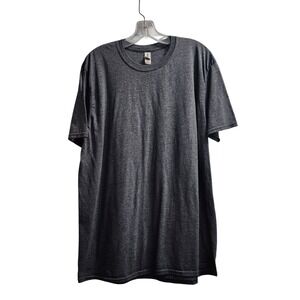 Gildan Men's Heather Grey T-Shirt Crew Neck Short Sleeve XL